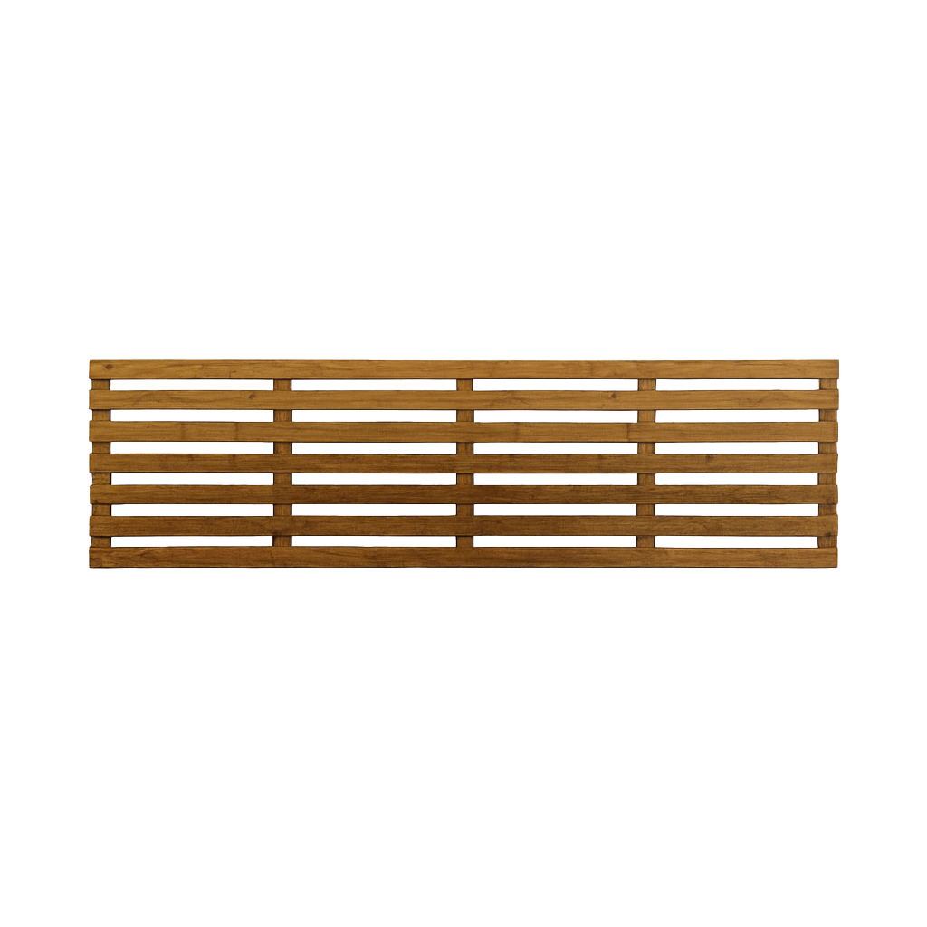 18inch x 6ft slatted horizontal trellis panel