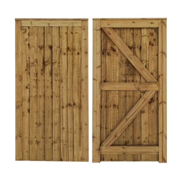 close board garden gate 1.82m high