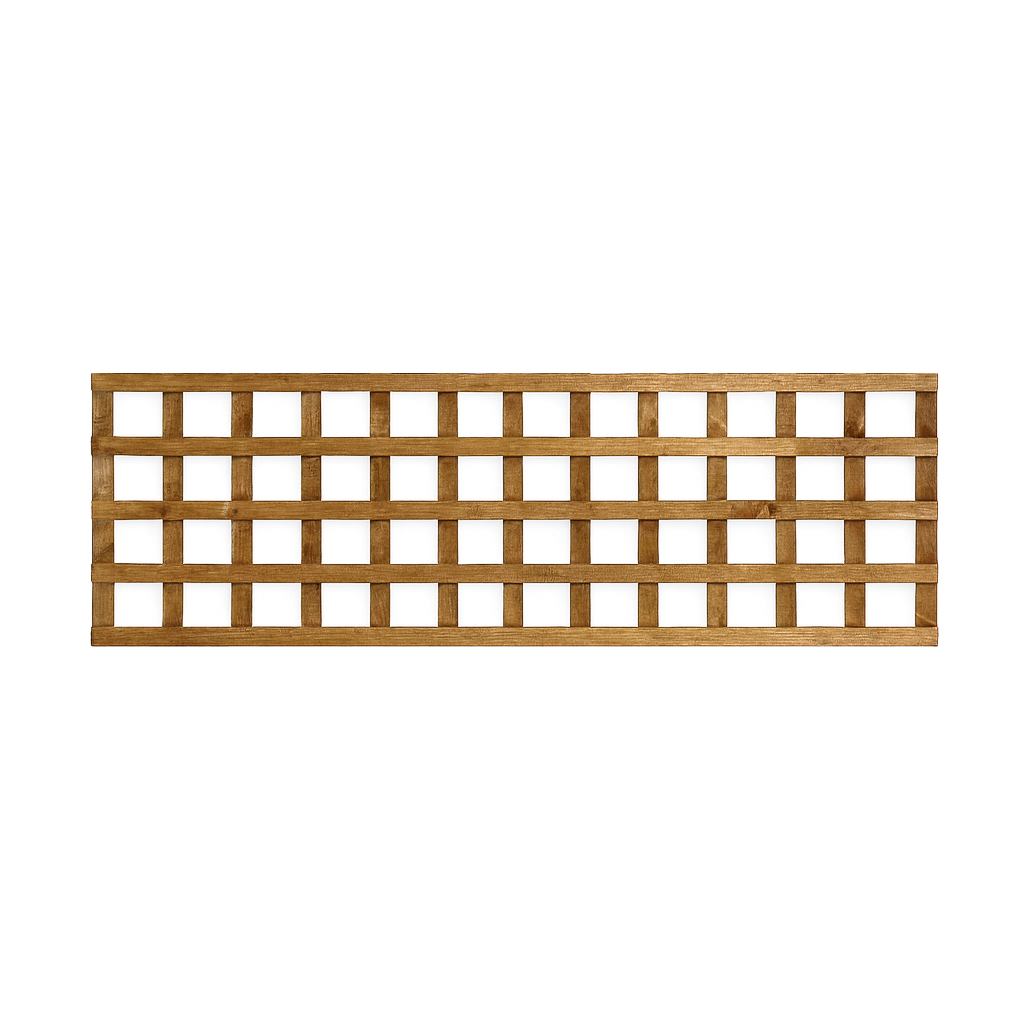 2ft x 6ft classic square trellis panel
