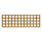 6FT x 2FT Traditional Square Trellis Panel - Treated Brown