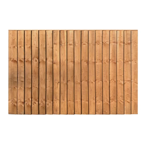 3ft 6in x 6ft heavy closeboard fence panel front view