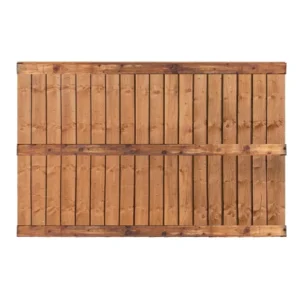 6ft x 3ft 6inch closeboard fence panel rear view image