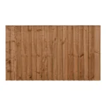 6FT x 3FT 6 Inch Closeboard Fence Panel - Pressure Treated Brown