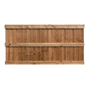6FT x 3FT Closeboard Fence Panel - Pressure Treated Brown - Image 2
