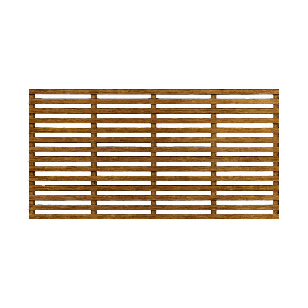 3ft x 6ft slatted trellis panel