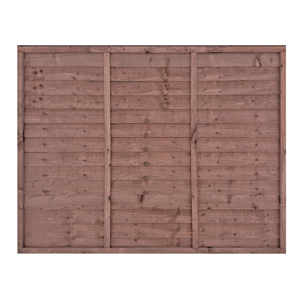 lap fence panel 4ft 6in x 6ft