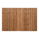 6FT x 4FT Closeboard Fence Panel - Pressure Treated Brown