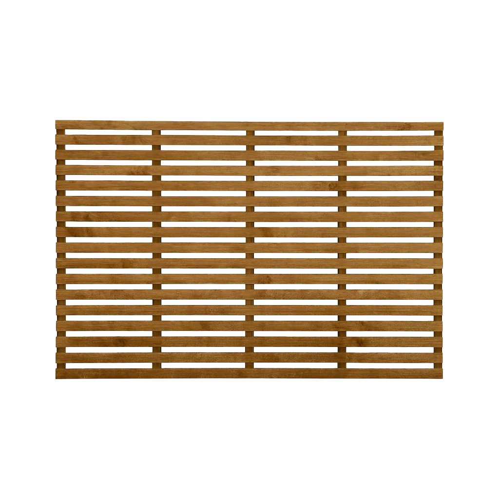 4ft x 6ft horizontal slatted trellis panels