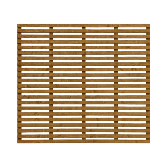 5ft x 6ft horizontal slatted trellis panel