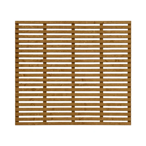 5ft x 6ft horizontal slatted trellis panel