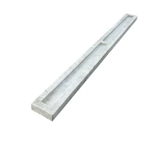 6inch recessed concrete gravel board for use with slotted fence posts