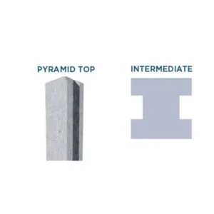 6ft Concrete Fence Post – Lightweight Intermediate (1.830m) - Image 2