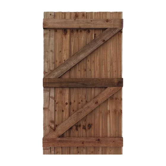 900mm x 1800mm Budget Closeboard Garden Gate Pressure Treated Brown - Image 2