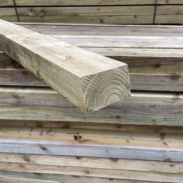1.8m x 125mm x 75mm Fence Post