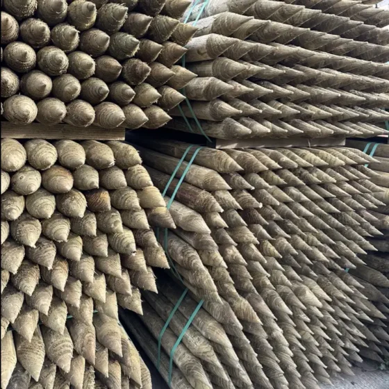 Machined Round Pointed Posts