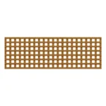 6FT x 2FT Privacy Trellis Panel - Treated Brown