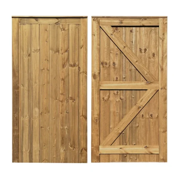 1.82m high tongue and groove gate