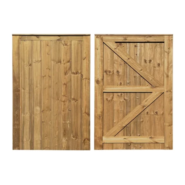 1220mm high tongue and groove garden gate