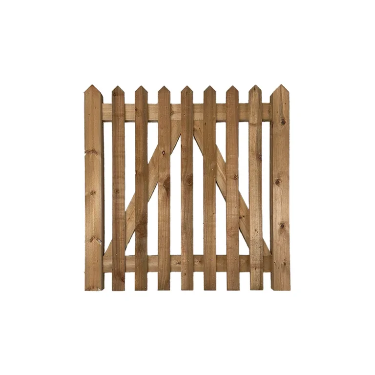 4ft picket gate front