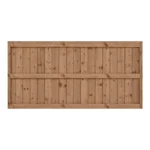 6FT x 3FT Framed Closeboard Fence Panel - Pressure Treated Brown