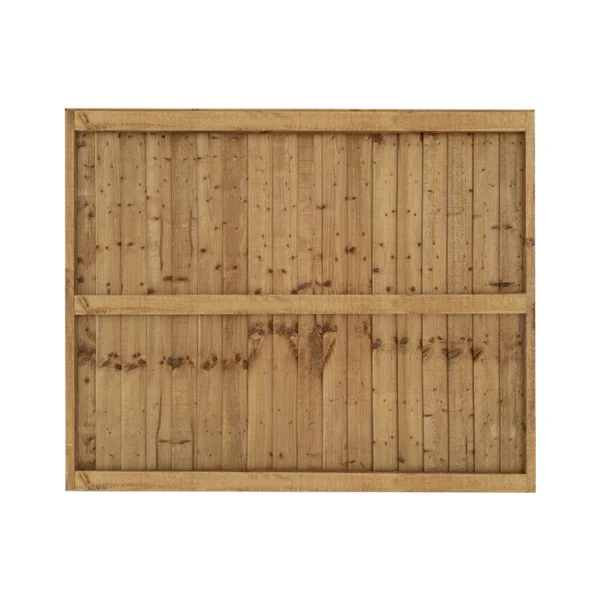 5ft x 6ft close board panel framed