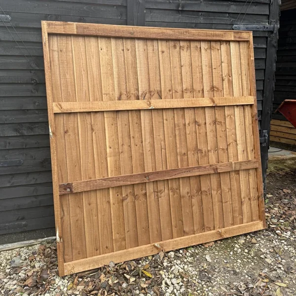 6ft x 6ft fully framed close board panel