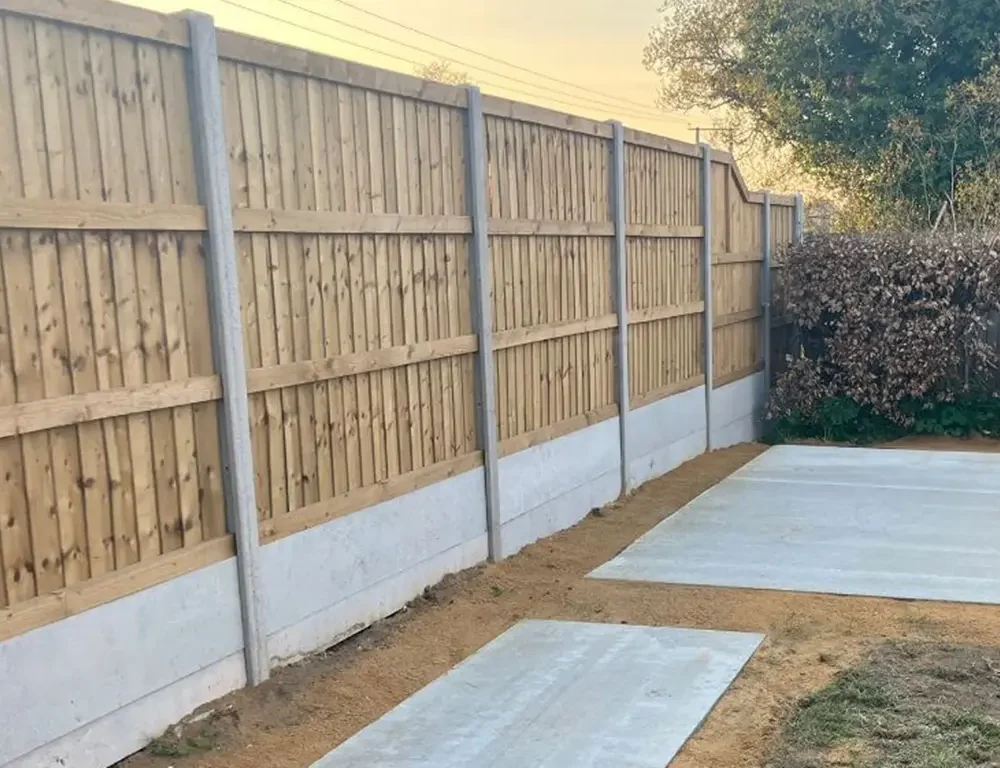 6FT x 5FT 6 Inch Closeboard Fence Panel - Pressure Treated Brown