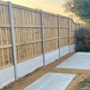 6FT x 6FT Closeboard Fence Panel - Pressure Treated Brown - Image 4